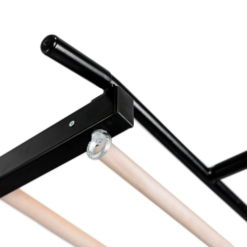 Gymnastický tréninkový žebřík HOME gym Basic - černá