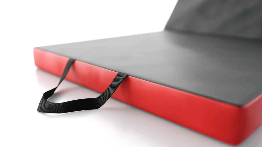 Gymnastická skládací matrace, žíněnka - růžová