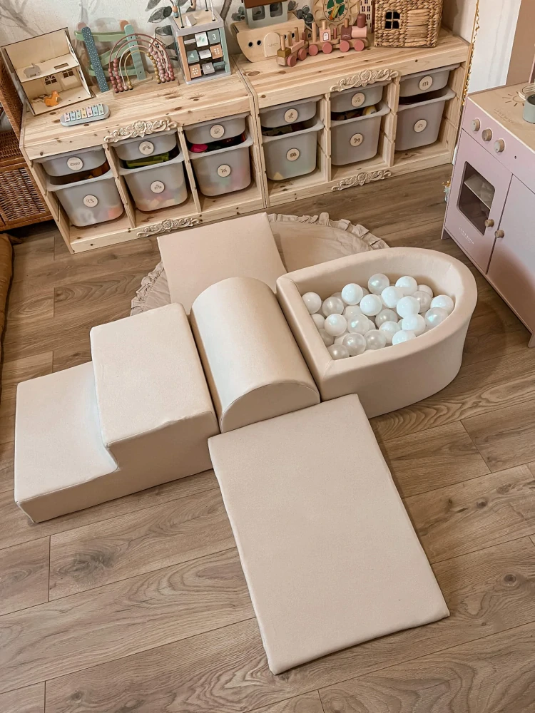 Pěnové domácí hřiště 5 ks - graphit