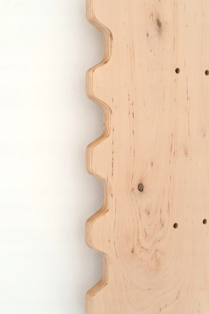Modulová lezecká stěna pro děti - puzzle, natural