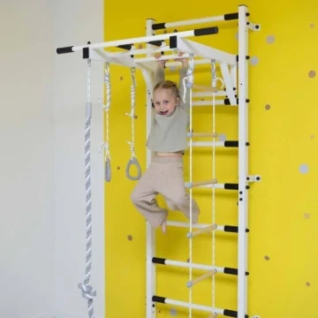 Žebřiny kovové set TRICK - černá