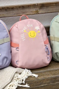 Mini batoh Lassig Tiny Outdoor Feel the sun - pink