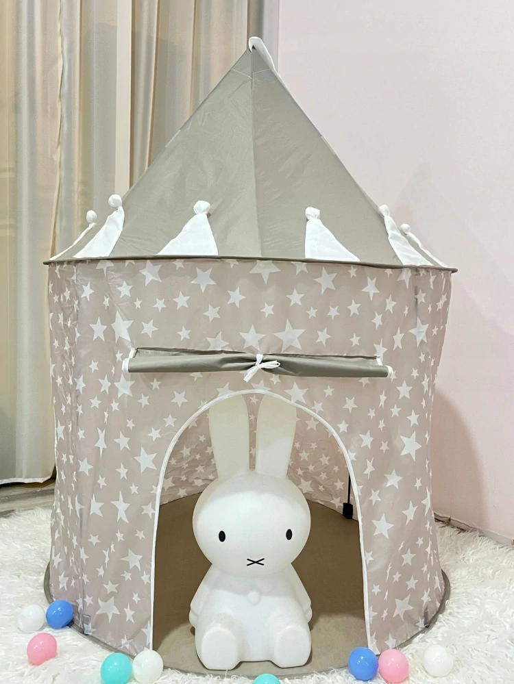 Dětský hrací stan Hrad – růžová
