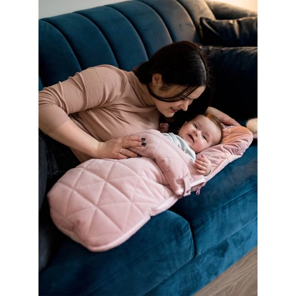 Kinder Hop Spací pytel 6v1 Dream Catcher Triangles Pink - 80x45 cm