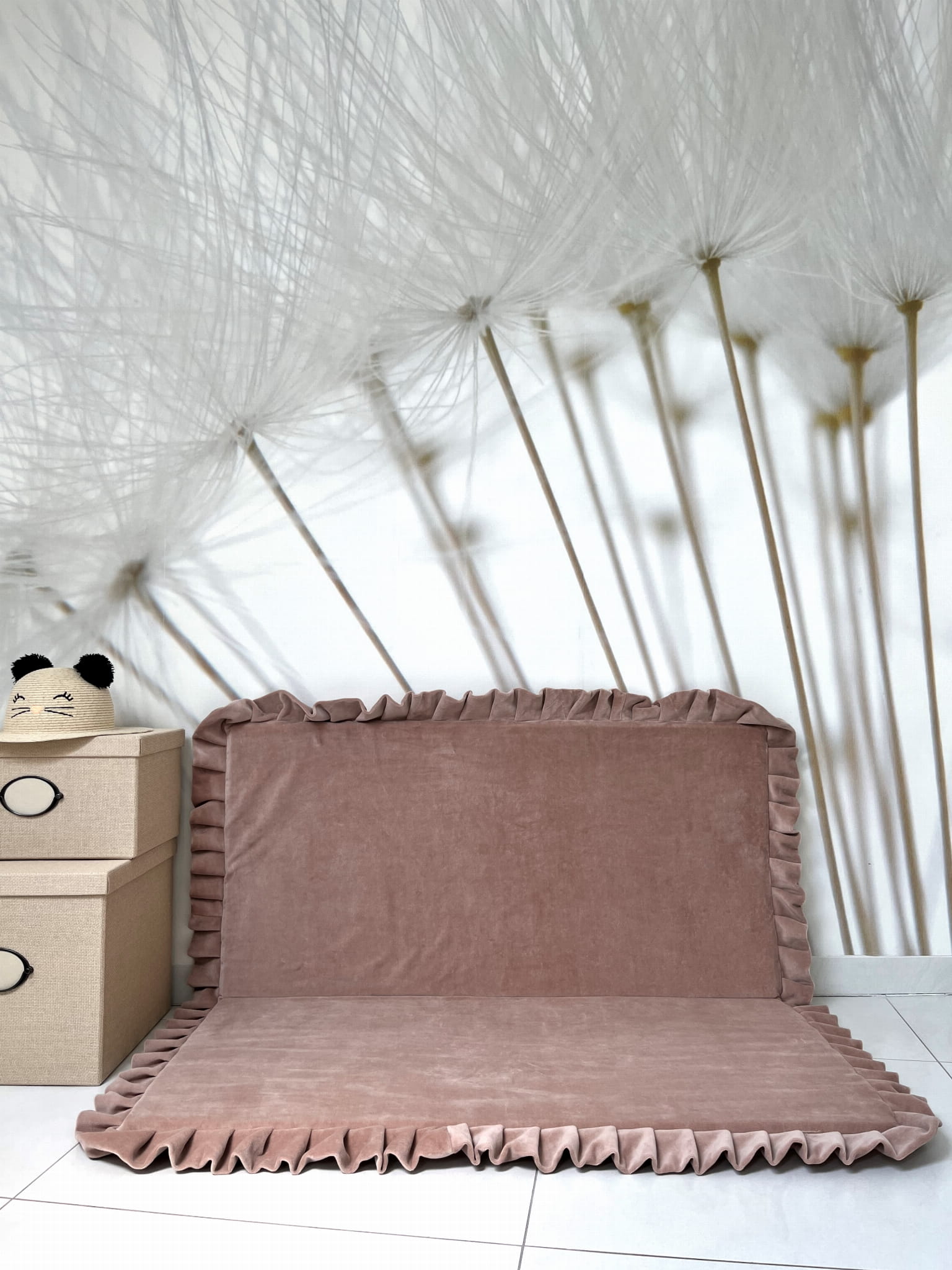 Sametová hrací podložka XXL - čtvercová