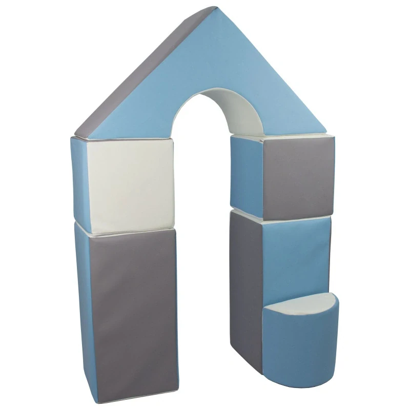 6 ks barevných stavebních kostek