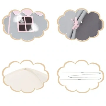 Domeček pro děti - béžový