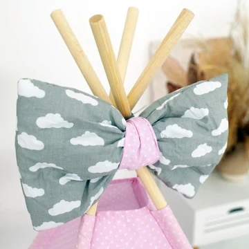 Stan teepee pro děti PINK CLOUD