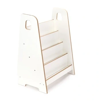 Montessori knihovna - dub, bílá