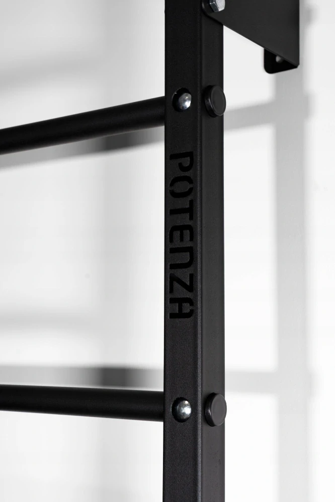 Gymnastický žebřík - ocel, šedá