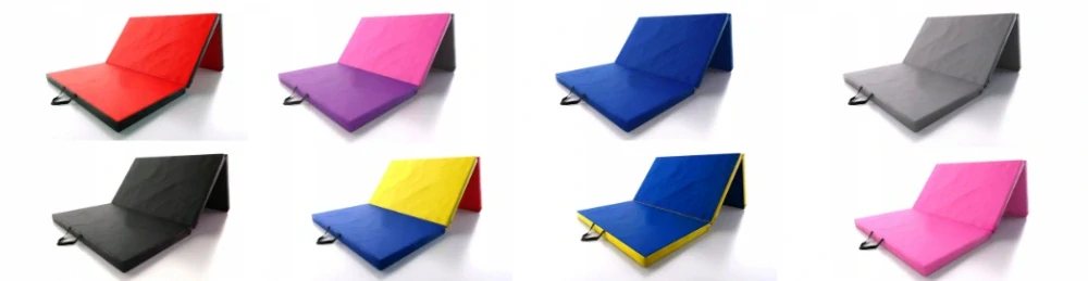 Gymnastická skládací matrace, žíněnka - růžová