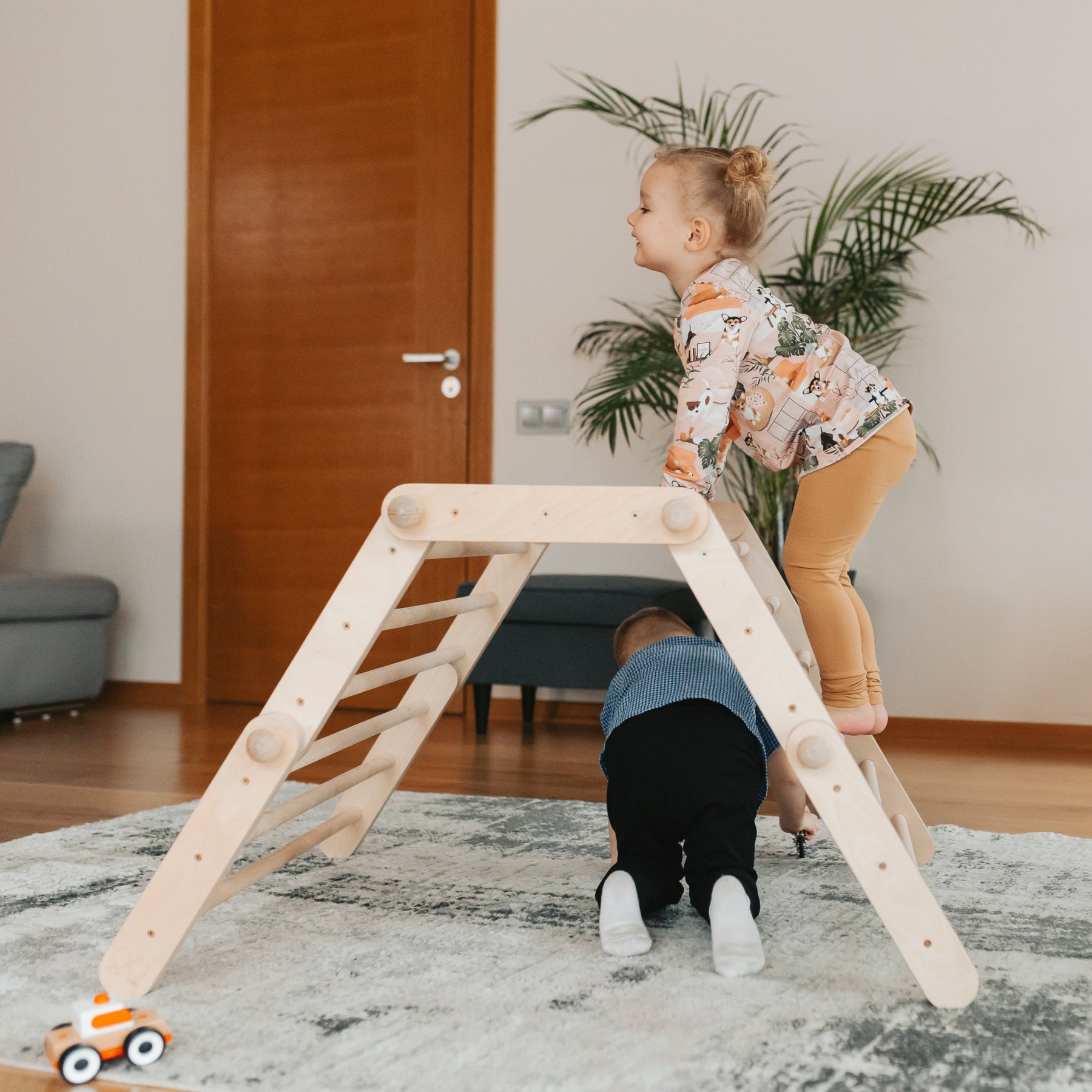 Piklerové trojúhelník, set se skluzavkou, 5 segmentů