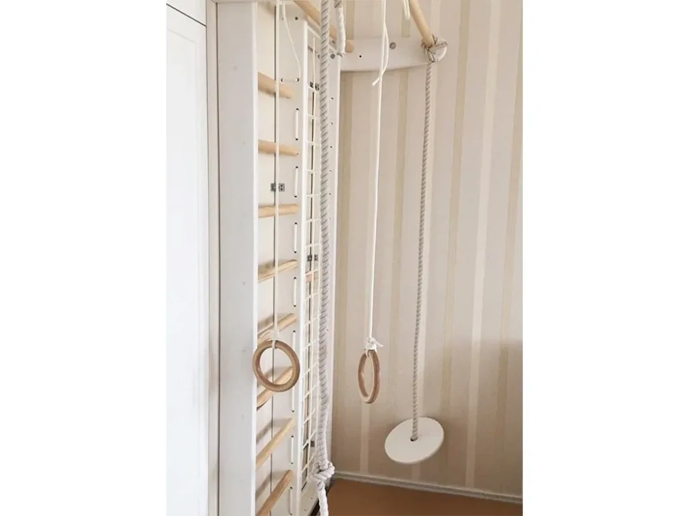 Dřevěné žebřiny Kombik a šplhací síť