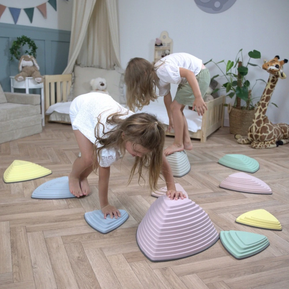 Montessori balanční kameny - 11ks