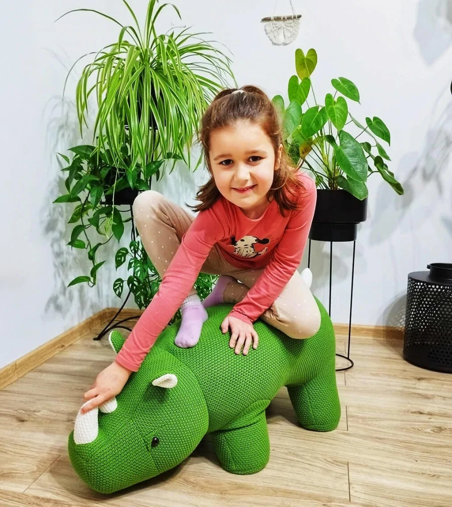 Dětský pouf ve tvaru zvířátka - lev