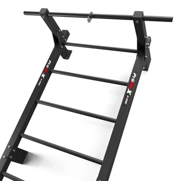Gymnastický žebřík - ocel, černá