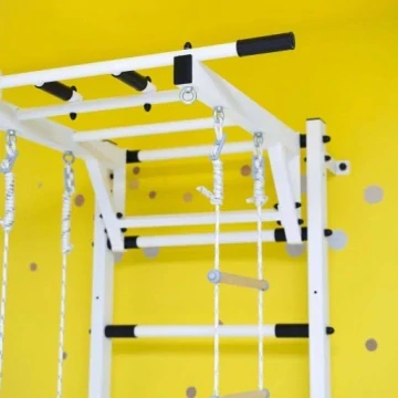 Žebřiny kovové set TRICK - černá