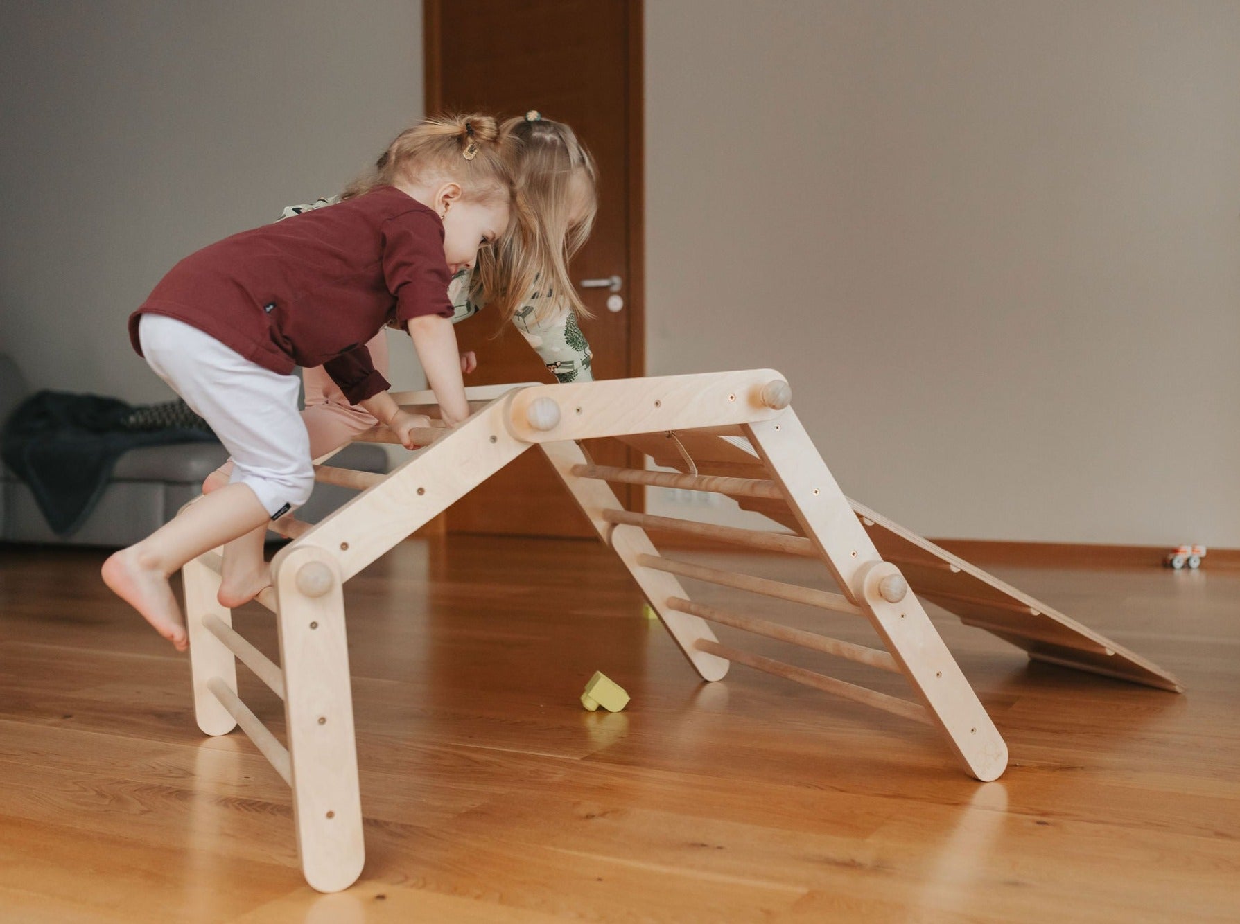 Piklerové trojúhelník, set se skluzavkou, 5 segmentů