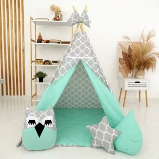 Stan teepee pro děti MINT Diamond